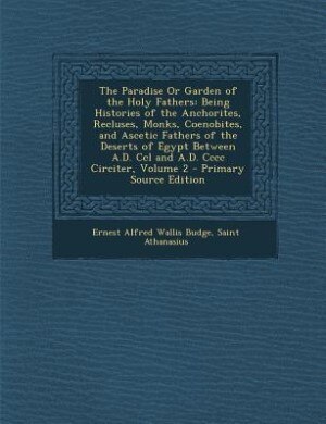 Front cover_The Paradise Or Garden of the Holy Fathers
