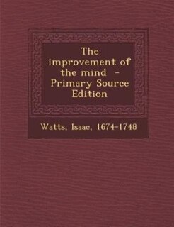 Couverture_The improvement of the mind
