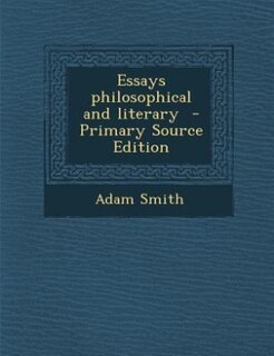 Front cover_Essays philosophical and literary  - Primary Source Edition
