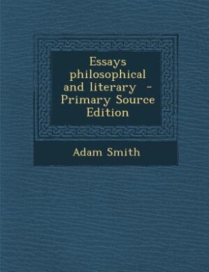 Front cover_Essays philosophical and literary  - Primary Source Edition