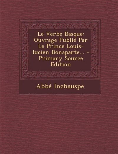 Front cover_Le Verbe Basque