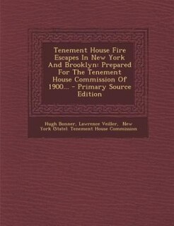 Couverture_Tenement House Fire Escapes In New York And Brooklyn