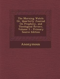 Front cover_The Morning Watch