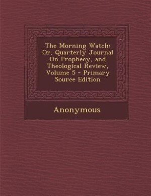 Front cover_The Morning Watch