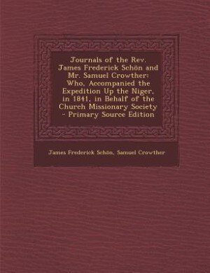 Couverture_Journals of the Rev. James Frederick Schön and Mr. Samuel Crowther