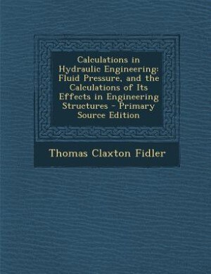 Couverture_Calculations in Hydraulic Engineering
