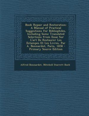 Front cover_Book Repair and Restoration