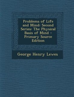 Couverture_Problems of Life and Mind