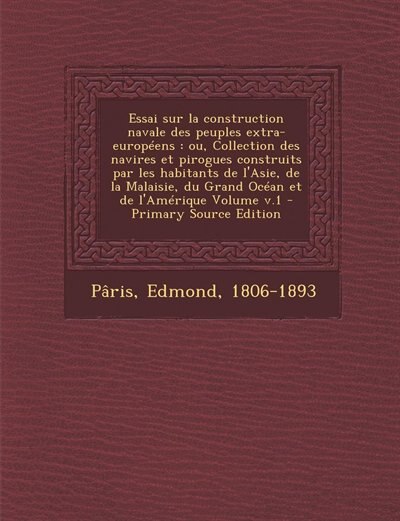 Couverture_Essai sur la construction navale des peuples extra-européens