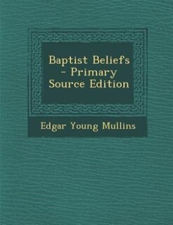 Couverture_Baptist Beliefs