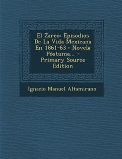 Front cover_El Zarco