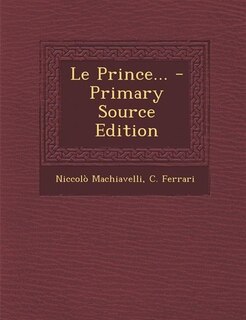 Couverture_Le Prince... - Primary Source Edition