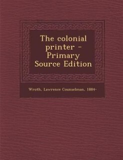 Couverture_The colonial printer