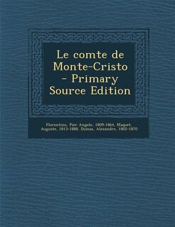Front cover_Le comte de Monte-Cristo - Primary Source Edition