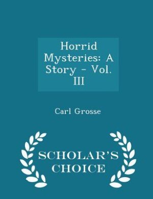 Couverture_Horrid Mysteries