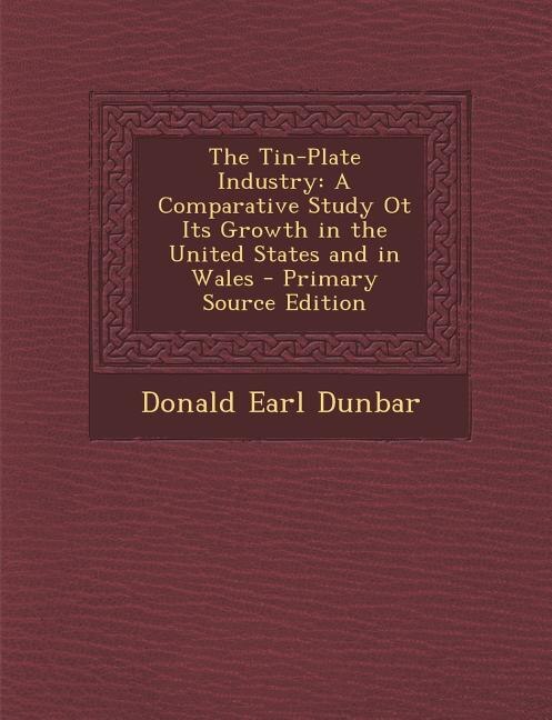 Front cover_The Tin-Plate Industry