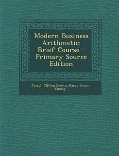 Front cover_Modern Business Arithmetic