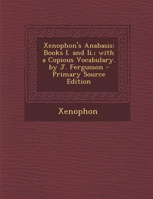 Front cover_Xenophon's Anabasis