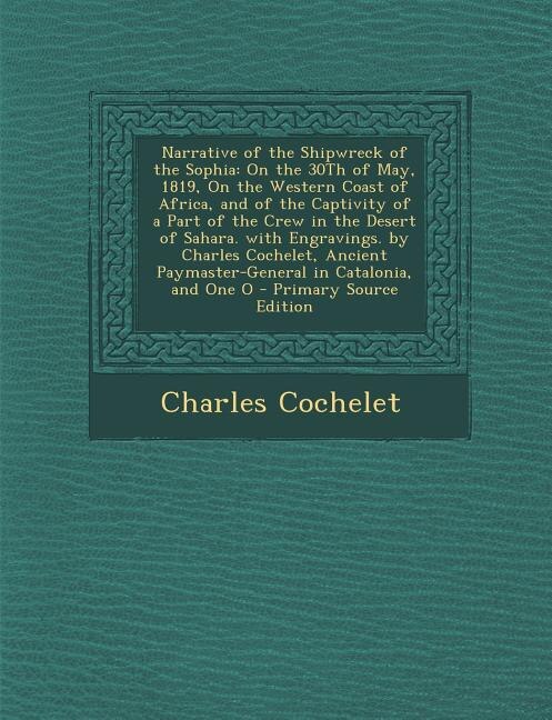 Couverture_Narrative of the Shipwreck of the Sophia