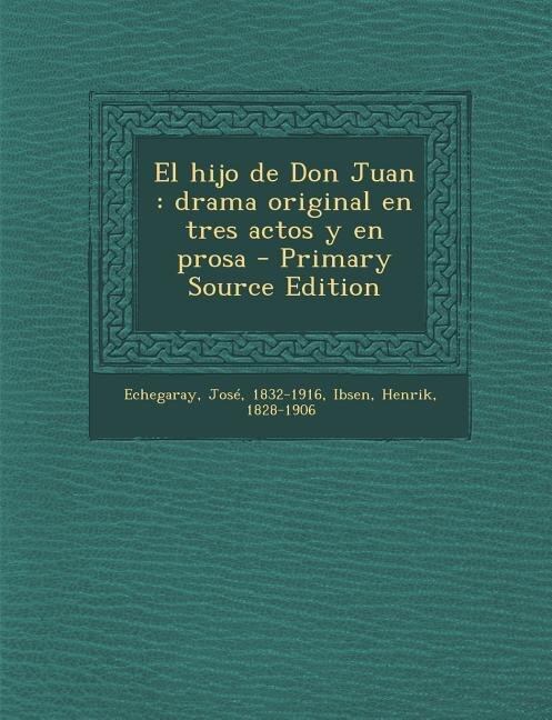Couverture_El hijo de Don Juan