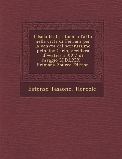 Front cover_L'Isola Beata