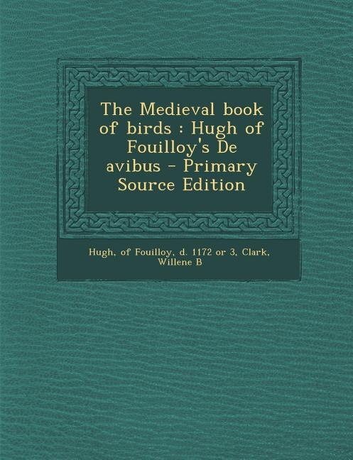 Couverture_The Medieval book of birds