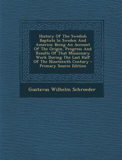 Couverture_History Of The Swedish Baptists In Sweden And America