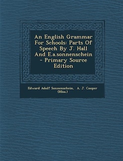 Front cover_An English Grammar For Schools