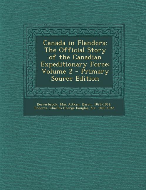 Front cover_Canada in Flanders
