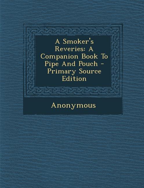 Couverture_A Smoker's Reveries