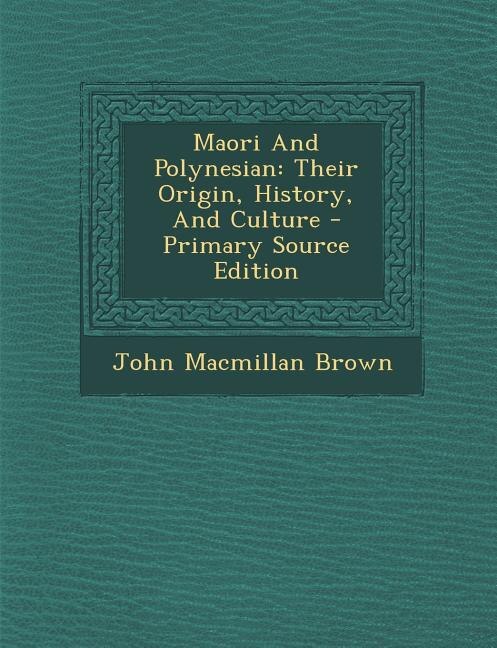 Front cover_Maori And Polynesian