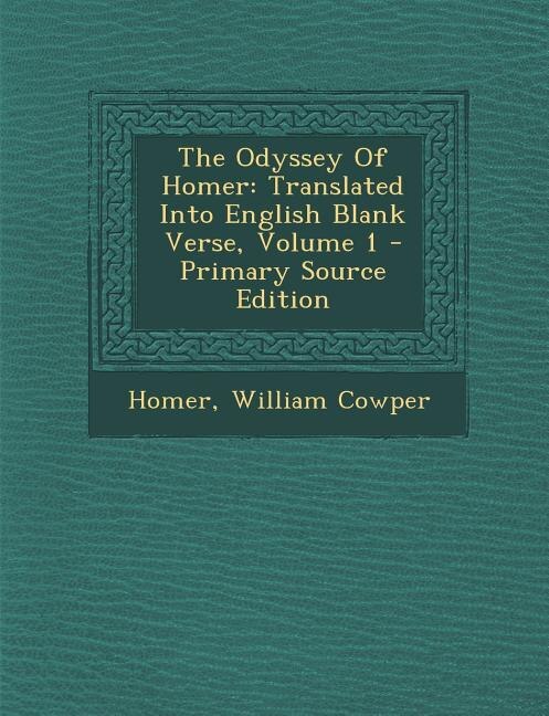 Couverture_The Odyssey Of Homer