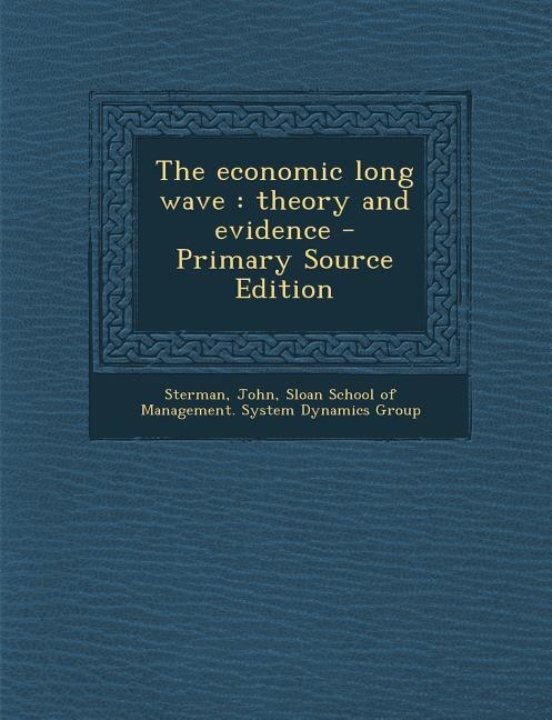 Front cover_The economic long wave