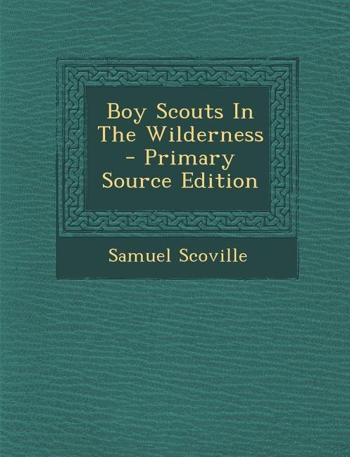 Couverture_Boy Scouts In The Wilderness