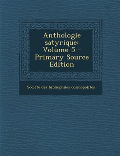 Couverture_Anthologie satyrique
