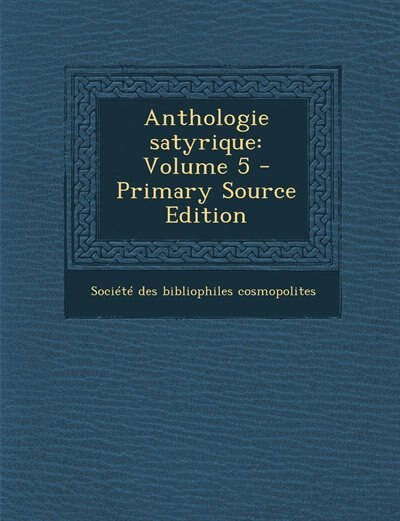 Couverture_Anthologie satyrique