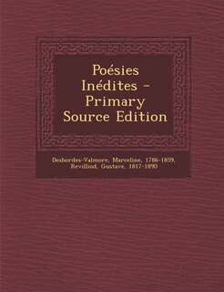 Front cover_Poésies Inédites