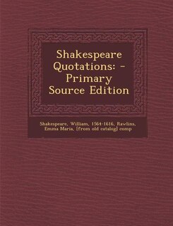 Front cover_Shakespeare Quotations