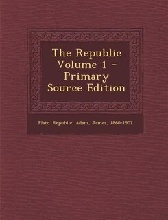 Couverture_The Republic Volume 1
