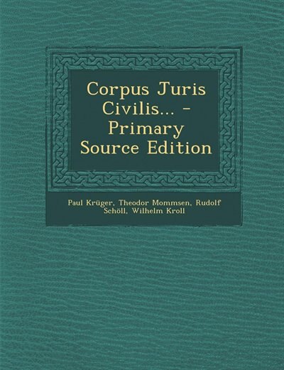 Couverture_Corpus Juris Civilis...