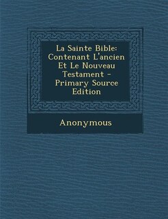 Couverture_La Sainte Bible