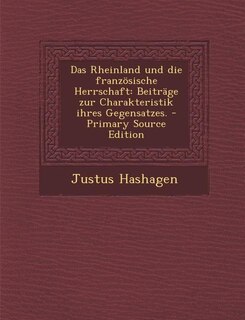 Front cover_Das Rheinland und die französische Herrschaft