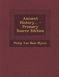 Front cover_Ancient History... - Primary Source Edition