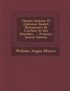 Front cover_Charles Dickens Et Alphonse Daudet