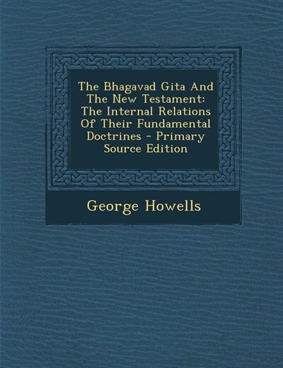 Front cover_The Bhagavad Gita And The New Testament