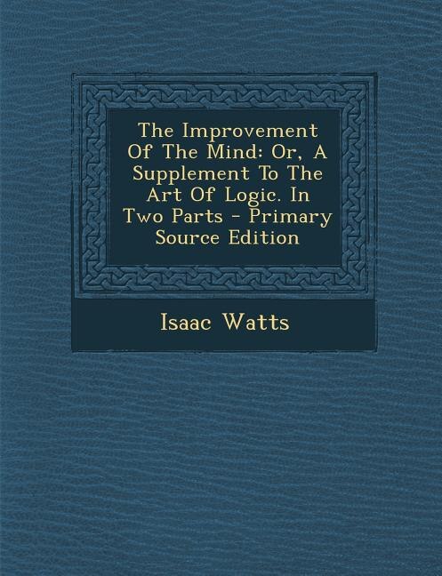 Front cover_The Improvement Of The Mind