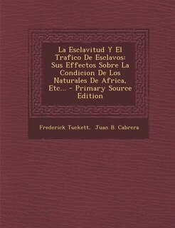 Front cover_La Esclavitud Y El Trafico De Esclavos