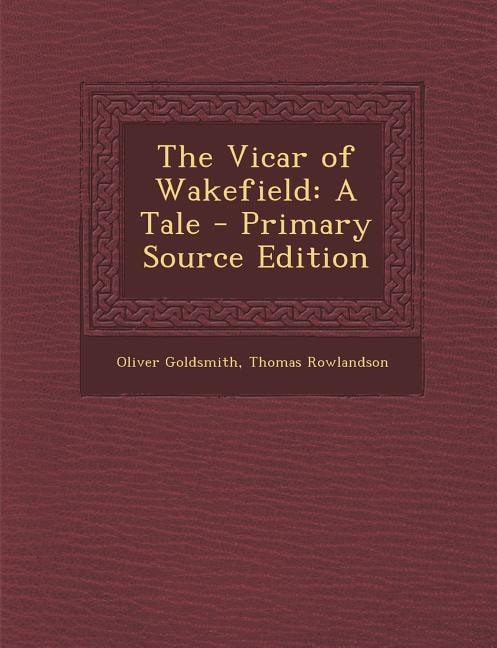 Couverture_The Vicar of Wakefield
