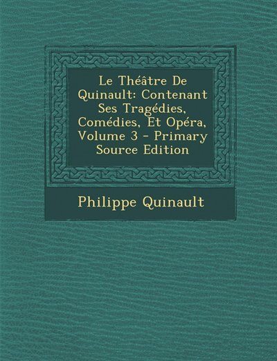 Couverture_Le Théâtre De Quinault