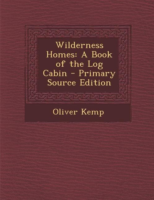 Front cover_Wilderness Homes